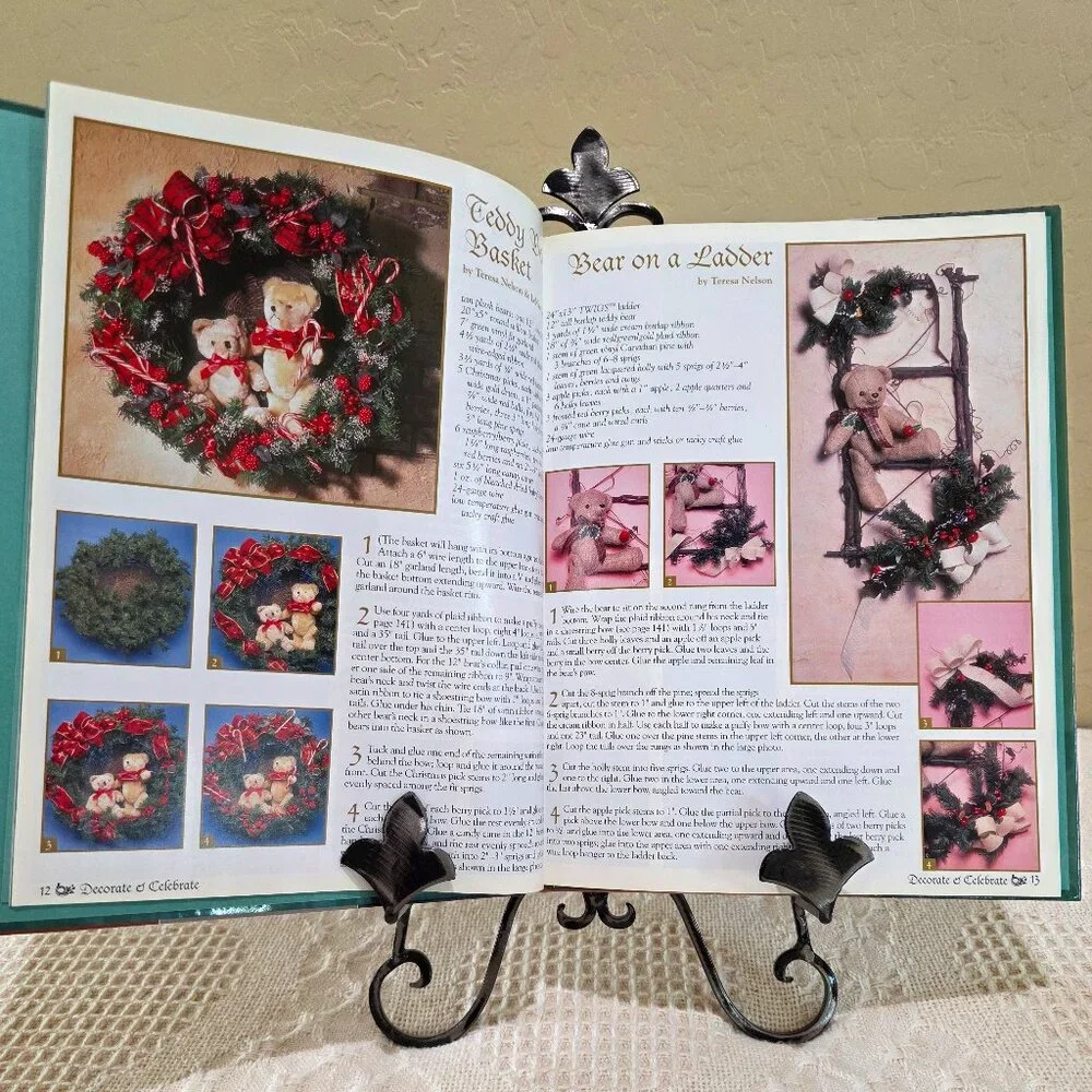 1996 Quick and Easy Christmas Crafts Oxmoor House 133 Designs VG+